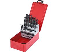 KS Tools Juego de brocas helicoidales 330.1613 HSS-R 25 pzs 1-13 mm en casete de chapa de acero