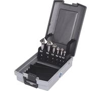 KS Tools 336.0446 Kit de conos y desbarbadores HSS 90°, 6 pzs
