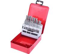 KS Tools 336.0621 - Pack de 21 piezas con juego de machos de roscar a mano HSS, M3-M12