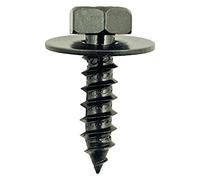 KS Tools 420.1907 Tornillo metálico/arandela, negro, universal, paquete de 10