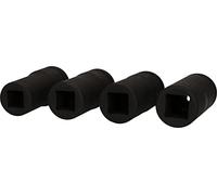 KS Tools 460.4510 Juego de llaves de vaso de impacto con cuadrado conductor de 3/4" para Fuso, 4 pzs
