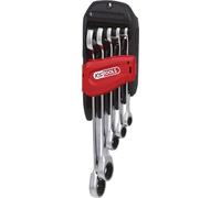 KS Tools 503.4255 Juego de llaves combinadas con carraca GEARplus, 5 pzs, 8-19mm