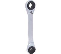 KS Tools 503.4554-4 en 1, llave poligonal de carraca doble Gear, reversible (tamaño: 30 x 36-32 x 34 mm)