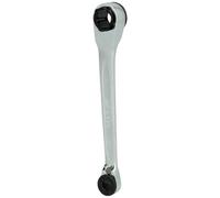 KS Tools Mini llave poligonal con carraca reversible para bits 503.4678 Chrome 115 mm 1/4" x 10 mm