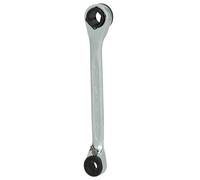 KS Tools 503.4679 - Mini llave poligonal con carraca reversible para bits Chrome (tamaño: 115 mm, 1/4" x 5/16")