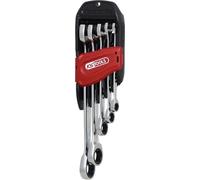 Juego de llaves combinadas de trinquete DUO GEARplus® KS Tools, posición de horquilla 15°