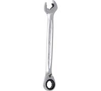 KS Tools 503.5924 Llave combinada de carraca DUO GEARplus con función de carraca en la llave fija 24mm, conmutable