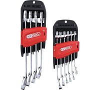KS Tools 503.5950 Llave combinada de carraca DUO GEARplus® con función de carraca en la llave fija, conmutable, 10 pzs
