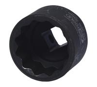 KS Tools 515.0930 1/2" Llave de vaso de impacto de 12 cantos, corta, 30 mm