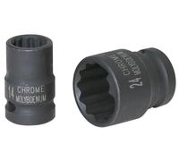KS Tools 515.0934 1/2" Llave de vaso de impacto de 12 cantos, corta, 15/16"