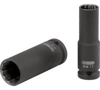 KS Tools 515.0978 1/2" Llave de vaso de impacto de 12 cantos, larga, 32 mm
