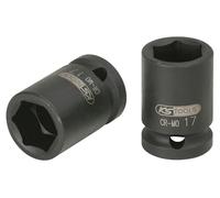 KS Tools 515.1028 - Vaso de impacto hexagonal, corto (tamaño: 28 mm, 1/2")