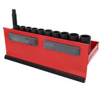 KS Tools 515.1140, juego de llaves de vaso, 1/2", 13 piezas, acero cromo-molibdeno, conforme a las normas ISO 1174, DIN 3129, ISO 2725-2, DIN 3121, peso: 2,7 kg