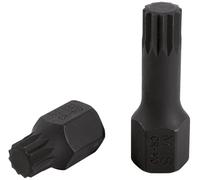 KS Tools 515.1165 Llave de vaso de impacto DUODRIVE de 1/2" con punta XZN, M18, 43 mm, corta