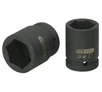 KS Tools 515.1330 - Llaves de vaso de impacto, pavonado (tamaño: hexagonal, 30 mm, 3/4")