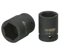 KS Tools 515.1391 - Vaso de impacto hexagonal, corto (tamaño: 3/4" y 1.1/8")
