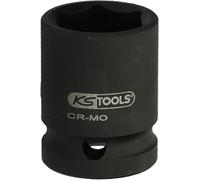 KS Tools 515.2122 Llave de vaso de impacto hexagonal de 1.1/2", 38 mm, corta