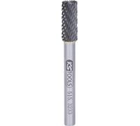 KS Tools 515.3233 Fresa con vástago HM cilíndrica de forma A con dentado frontal, 8 mm