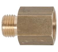 KS Tools 515.3384 Boquilla reductora de latón, G1/4" rosca exterior x G3/8" rosca interior