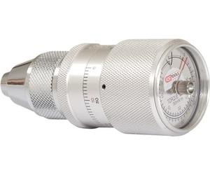 KS Tools 516.3325 Comprobador de par electrónico de precisión con reloj comparador y función de valor máximo, 5-60mNm