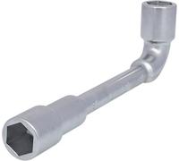 KS Tools Llave de pipa 517.0418 – hexagonal maciza curvada 90° (entrecaras 18 mm)