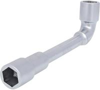 KS Tools 517.0420 - Llave de pipa, hexagonal, maciza, curvada 90° (entrecaras 20 mm)