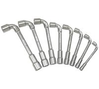 KS Tools 517.0451 - Pack de 11 piezas con llaves de pipa, en caja de cartón, curvadas 90° (tamaño: 6-19 mm)