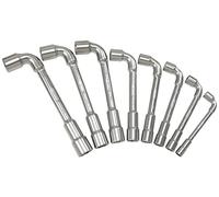 KS Tools 517.0455 - Pack de 13 piezas con llaves de pipa, en caja de cartón, curvadas 90° (tamaño: 8-24 mm)