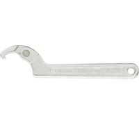KS Tools 517.1305, llave de gancho, cromo, acero cromo-vanadio, dentada, 115, 120, 125, 130, 135, 145, 155 mm, 315 mm