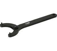 KS Tools 517.2376 Llave para tuercas de dos agujeros articulada, 40 - 80 mm