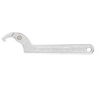 KS Tools 517.2379 Llave de gancho articulada con pico, 155-230mm