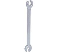 KS Tools 518.0523-E Llave de estrella doble abierta CHROMEplus, en ángulo, 10x11 mm, colgador