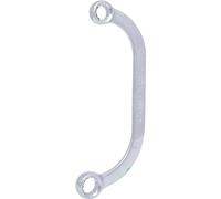 KS Tools 518.0853-E Llave de estrella plana en media luna CHROMEplus, 11x13 mm, colgador