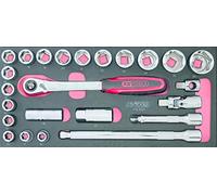 Ks Tools Módulo de dados y accesorios Ultimate 1/2 - 24 piezas