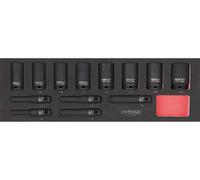 KS Tools 713.1030: Juego de llaves de impacto modulares de 13 pulgadas, con accionamiento de 1/2"