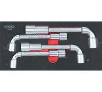 KS Tools 713.4004 - sistema de la llave de tubo de cabeza, 4pcs