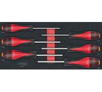 KS Tools 713.5013 Ultimate Módulo de 6 destornilladores Torx | Module de tournevis ULTIMATE TORX®, 6 pièces, chrome vanadium, vissage précis