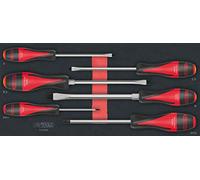 KS Tools 713.5015 Ultimate módulo de destornilladores 6 unidades, tipo S1, puntas fente/phillips