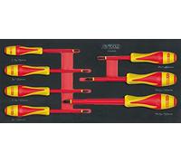 KS Tools 713.6015 Ultimate módulo de 7 destornilladores aislados 1000 V ranura/Phillips