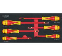 KS Tools 713.6016 Ultimate módulo de 6 destornilladores aislados 1000 V hendidura/pozidriv