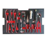 KS Tools, 716.0028, Módulo de atornillado y pinzas para cajas de transporte SCM, 28 piezas, Peso: 2,20 kg