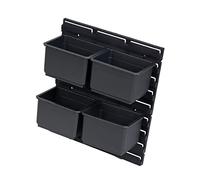 KS Tools 850.0375 - Juego de insertos para caja de transporte SCM, 5 unidades, color blanco