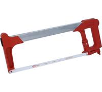 KS Tools 907.2100 - Arco de sierra de metal, ligero, con protección para la mano y apoyo para el pulgar (tamaño: 300 mm)