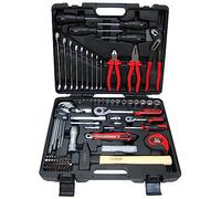 KS Tools 911.0703 ECOLINE-CHROMEmat-103 - Estuche de llaves de vaso (1/4", 1/2", llave de 8 a 19 mm), color blanco