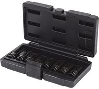 KS Tools 911.0901 Juego de llaves de vaso de impacto con punta 1/2" Torx, 8 pzs, T30-T80, largas