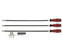 KS Tools 911.1180 - Pack de 16 destornilladores, flexible, forma estable gracias al revestimiento elástico