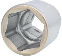 KS TOOLS: Llave de vaso hexagonal de 1", versión corta, con transmisión de 2.1/8" (911.1821)