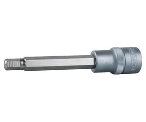 KS Tools 911.1963-E Llave de vaso con punta tipo Allen 1/2", larga, 13 mm, colgador