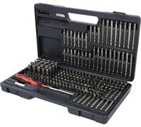 KS Tools 911.2008 - Pack de 208 piezas de bits, con soporte para el cinturón (tamaño: 1/4")