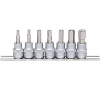 KS Tools 911.3945 3/8" Juego de bits con adaptador con hexágono interior
